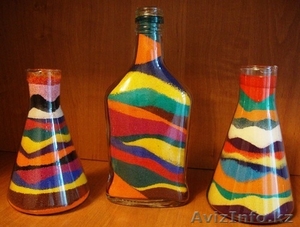 цветной мраморный песок #1522115