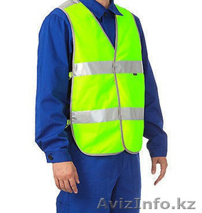 Жилет сигнальный повышенной видимости «Габарит» (флуоресцентный желтый) #1528819