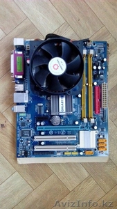 Продаю материнскую плату с процессором,  теплоотводом и вентилятором #1528197