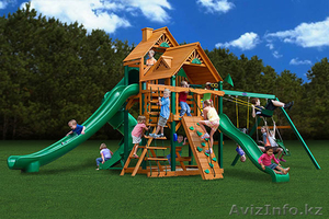 Детский игровой комплекс с горкой трубой 
