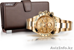 ЛЕГЕНДАРНЫЕ ЧАСЫ ROLEX DAYTONA + ПОРТМОНЕ BAELLERRY BUSINESS В ПОДАРОК! #1535471