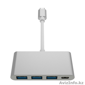 Адаптер хаб с USB-C на USB для MacBook в алматы #1533876