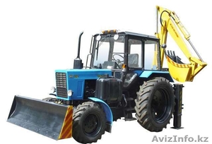 Экскаватор-бульдозер на базе трактора МТЗ-82.1 #1546424