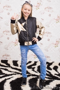 Детские куртки,  плащи,  ветровки оптом. #1547352