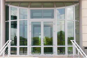 Алюминиевые двери #1550004