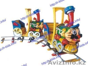 nAfS R-KIDS: Электрический аттракцион паровозик для парков и торговых центров. K #1553306