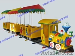 bCe R-KIDS: Электрический аттракцион паровозик для парков и торговых центров. KA #1553307