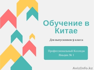  Обучение в Пекине,  Колледж,  9 класс  #1561006