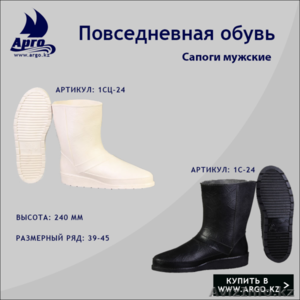 Сапоги резиновые мужские,  повседневные (оптом,  розничная продажа) 1с-24,  1сц-24 #1557414