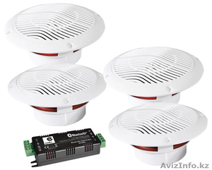 Комплект bluetooth 4 динамика 160вт,  для фоновой музыки #1559511