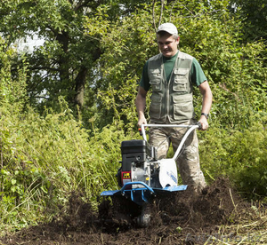 Вспахать огород культиватором. Астана #1556825