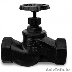 Вентили запорные муфтовые чугунные J11F-16  15кч18п (Ру-16)                      #1559787