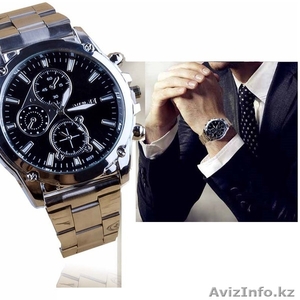 Продам кварцевые,  наручные часы “Relogio Masculino” из нержавеющей стали. #1575168