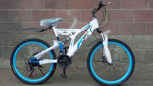 Велосипед Green Bike (двухподвесный) на спицах в АСТАНЕ! Только заводские! #1576691