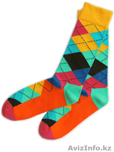 Носки для мужчин цветные,  стильные,  модные #1584886