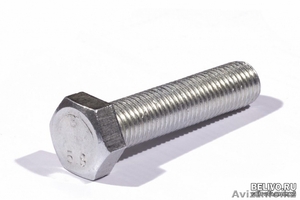  Болт DIN 933 кл.пр.8.8 оцинкованный (Алматы) #1586519