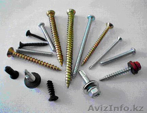  Шурупы большой выбор (крепеж, Алматы) #1586531