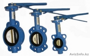 Затворы поворотные дисковые межфланцевые ручные 