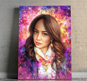 Подарок в Астане. Картинки в стиле Арт. #1596051