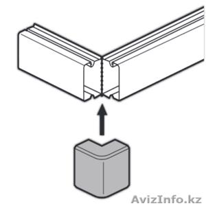 Внешний угол 20x12 мм METRA 638122 #1593311