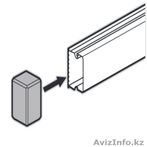 Заглушка 20x12 мм METRA 638125 #1593334