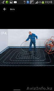 Электрического теплый пол. Монтаж опытными спицами.  #1594345