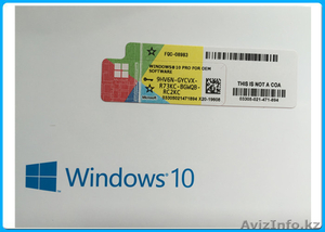 Microsoft Win 10  Professional Russian (СНГ)  Oem 32 64 Bit #1598939