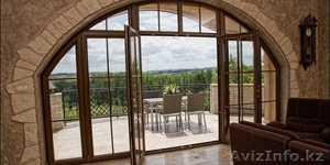 Дерево-алюминиевые окна из лиственницы #1599127