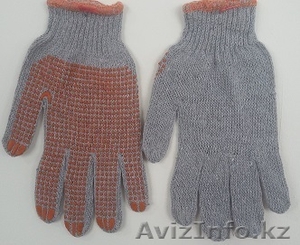 Перчатки х/б с ПВХ точкой #1596961