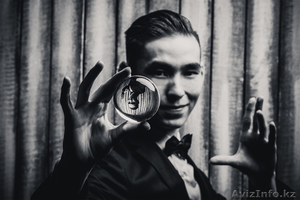 Заказать профессионального фокусника иллюзиониста Чингиса Ибрагима в Астане. (Уч #1596766