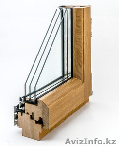 Европейские дерево-алюминиевые окна Казахстан #1598916