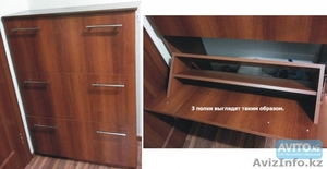 ПРОДАМ обувной шкаф,  цвет коричневый #1597829