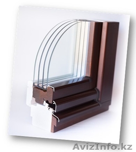 деревянные,  дерево-аллюминеные окна,  витражи,  безрамное остекление #1597688