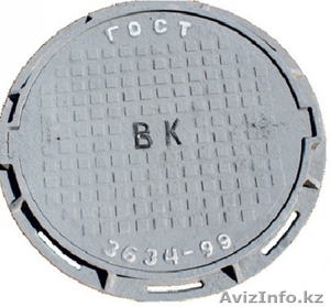 Люк из серого чугуна,  тип-Т,  круглый,  ВК,  ГТС,  ТС  #1604283
