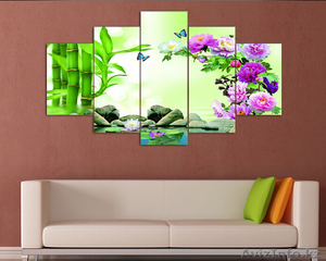 Модульные картины из стекла #1601562