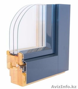 Деревянные окна,  дерево-алюминиевые окна #1604173