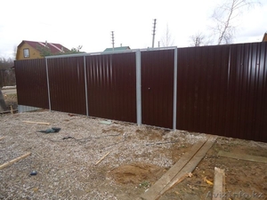 	Монтаж забора из профлиста #1604050