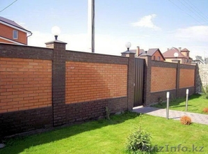 Предлагаем строительство забора из кирпича #1606320