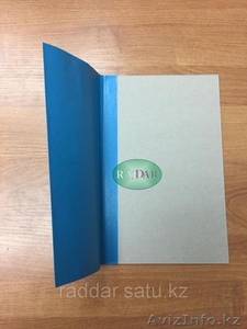 Папка для архивного переплета с голубым корешком #1616671