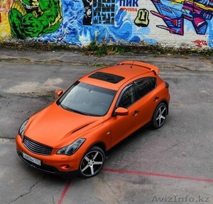 Красный матовый хром,  автовинил #1624903