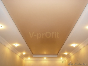 натяжные потолки в алматы - глянцевые,  матовые,  сатиновые,  фотопечать #1621057