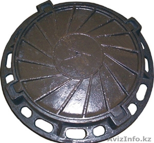 •	Люк чугунный,  тип-Л,  круглый,  ГТС  #1626690