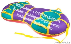 Тюбинг санки надувные ватрушка стьюб стюб Двойной 75 см #1629478