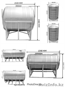 Баки для воды из пищевой нержавейки #1633343