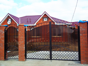 Заводские кованные ворота,  изделия #1636089