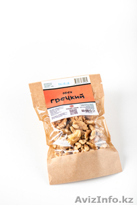 Орехи и сухофрукты в крафт пакетах #1636651