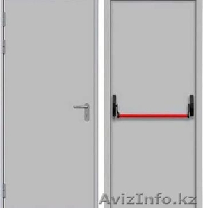 Противопожарная дверь с системой Антипаника #1636814