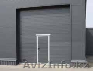 Секционные автоматические противопожарные ворота с калиткой #1636991