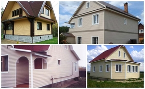 Облицовка фасада сайдингом #1645572