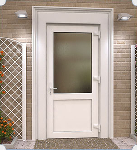 Входные пластиковые двери Rehau #1648234